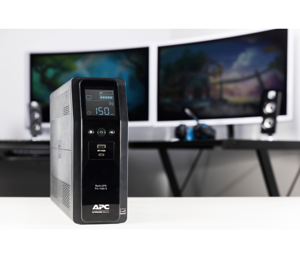 APC Back-UPS Pro 1500 (1600VA/960W, 8xIEC, AVR, LCD) - 703318 - zdjęcie 5